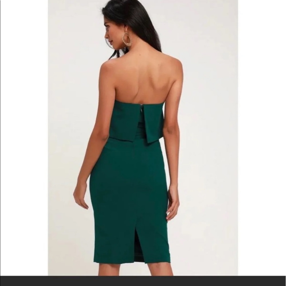 Midi Strapless Dress